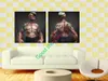 2 Panel Modern Abstract The Smoking rod in its mouth Cool Popeye tattoo Painting On Canvas No Frame4767337