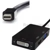 Mini DP DisplayPort Thunderbolt do HDMI DVI VGA Adapter TV Kabel 3 w 1 dla adaptera przełącznika projektora MacBook Air Pro PC
