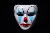 Hip-Hop GHOST DANCE Masque Peint à la main Blanc Popping Face Masque Halloween Party Carnavals Sangle Réglable Masque Pour Homme et Femme