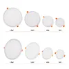 Acrylic Dimmable Dual Color White RGB Embeded LED Panel Light 6W 9W 18W 24W Downlight Recessed Lights Indoor Lighting With Remote Controlle