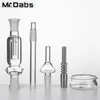 Nectar Verzamel glazen buis tips Rookaccessoires met titanium/roestvrijstalen punt en kwarts of glazen punt 14 mm 19 mm Pure Bongs