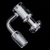 DHL MR_DABS Rökning Tillbehör TERP Vakuum Quartz Vakuum Banger Domeless Spik med Polerad Joint för oljeplattor Glas Bongs