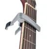 Silver Guitar Capo Musicians zalecili Capos akustycznej guitarra elektrycznej idealnej do banjo i ukulele aluminium