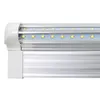 Lager i US LED T8 -glödlampor, 4ft 5ft 6ft 8ft LED -rörljus V -form Integrerade LED -rör 8 ft Cooler Door Frys LED -belysning