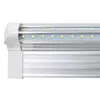 Stock In US led t8 bulbs, 4ft 5ft 6ft 8ft LED Tube Light V Shape Integrated LED Tubes 8 ft Cooler Door Freezer LED Lighting