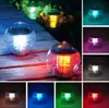 Solar Power Waterproof Floating LED Lamp Light 7 Colors Changing Floating Globe Swimming Pool Bathtub Lawn Balcony Christmas Xmas Party