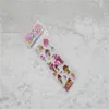 Trolls Poppy naklejki 3D naklejki kreskówki 7 * 17 cm party dekoracyjne ścienne biurko naklejki papierowe gry dla dzieci prezent zabawki