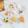 Poodle Pomeranian Corgi Bulldogs Broches de Cão Esmalte Duro Pin Lapela Pin Emblema Presente Para Os Amantes do Cão