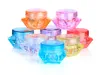 100pcs // parti 5ml Diamond Plastic Jar 2G 3G 5G Cream Refillburk för prov säck Eyeshadow Tom Box Nail Powder Jar