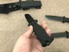 GB G1500 Survival Straight knife 12C27 Black Titanium Coated Drop Point Blade Outdoor Camping Hiking Hunting Тактические ножи с Kydex