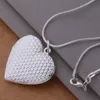 Le nouveau collier est exporté vers l'Europe et l'Amérique. Il est plaqué avec un collier en argent pur 925. Le cadre photo en forme de coeur peut 20 pcs/lot