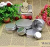 Aluminum Jar Lip Balm Pot Cosmetic Box Cream Emulsion Makeup Cream Container Empty Refillable for Cream Tins