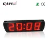 [GANXIN] Hot Vender 5 polegada 4 Dígitos Semi-ao ar livre LED Display Relógio de Parede com Contagem Regressiva Contagem Regressiva de Cronômetro De Alumínio Preto e função de Countup