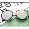 Nowy styl retro fajne okrągłe okulary przeciwsłoneczne chłopcy dziewczęta okulary słońca okulary dzieci design marka lustra