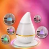 Wholesale- White ABS USB Charging 12.8*12.8*15.5cm LED Air Humidifier Incense Burners Essential Oil Ultrasonic Aroma Therapy Diffuser 250mL