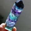 Venda quente por atacado Novo ponto de cristal natural Fluorite pontos de quartzo reiki cura ponto de cristal cura Cura chakra pedra