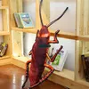 Dorimytrader 팝 큰 110cm 시뮬레이션 해충 바퀴벌레 플러시 장난감 까다로운 동물 인형 베개 귀여운 선물 47inches DY61635
