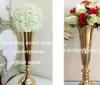 sliver or gold mental wedding centerpiece flower stand candle holder for wedding table decoration