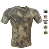 Airsoft Gear T-shirt Jungle Chasse Woodland Tir Chemise Robe de Combat Uniforme Combat BDU Vêtements Tactique Haute Élastique Camouflage NO05-101