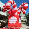 Christmas Candy Boxes 3m/5m Colorful Advertising Inflatable Artificial Box With Candy Canes For Promotion Events