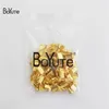 Boyute 200 stks 7 maten lintkoord eindklemmen cap crimps kralen clips, gesp, bevestigingsmiddelen, sluiting diy sieraden bevindingen componenten