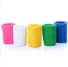 Outdoor sport safety wrist support Moisture wicking wrist band Candy color cotton towel cloth cycling wrist wraps For Gym Basketball