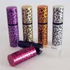 Leopard Mini Refillable Atomizer Aluminum Pump Glass Empty Spray Bottle Tube For Perfume Essential Oil With metal Sprayer