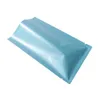 Variety of Sizes 100pcs Glossy Blue Heat Sealable Sachets food Storage Bag Aluminum Foil Mylar Package Bags