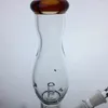 Bong en verre de 10 '' d'épaisseur avec bécher et pipe à eau Bongs Heady Old School Glass Watrer Bongs Base de bécher Bong Accent de couleur sur la pipe à eau à embout évasé