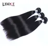 8a Brasiliansk Virgin Mänskligt Hårväv Buntar Obehandlat Brasiliansk Rakt Remy Hair 3pcs Mink Brazillian Hair Extensions Natural Black