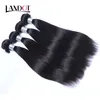 8A Peruwiański Indian Malezyjski Brazylijski Prosta Dziewiczy Ludzki Włosy Uwagi 3/4/5 Bundles Norek Remy Hair Extensions Natural Black Color Dwamiasta