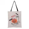 Cadeaux d'Halloween Sac Sacs Citrouille Diable Sacs À Main Bonbons Sacs-cadeaux Dessin Animé Toile Fourre-Tout Réutilisable Araignée Imprimer Sac À Bandoulière