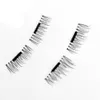 Magnetyczne rzęsy 3D Fałszywe Magnesy Eyelaski Przedłużanie 3D Eyelash Exensions Magnetyczny Makeup