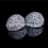 smoking pipe smoking pipe screens Silver Help Combustion Supporting Net Filter Metal Screen Filter Percolator Leach Net Ball 13 17 mm for Tobacco Herb Free Shipping