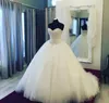 Real Pictures Elegant Wedding Dresses New Arrival Crystals Pearls Beaded High Quality Bridal Gowns Including Gloves & Veil