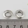 Heet ! 200 stks antiqued zilver zinklegering ronde cirkel spacer kralen frame charms 15mm diy sieraden