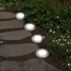 Luzes subterrâneas conduzidas Waterpoof Lâmpadas de parede ao ar livre solar 3led Lighting enterrado luzes à terra para a lâmpada da cerca Jardim do jardim