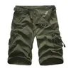 Atacado-2016 nova chegada alta qualidade plus size 29-38 mens calções casuais homens camuflagem solta carga de carga mens multi-bolso shorts