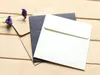 100pcs lot 10 10cm Kraft Square Mini enveloppes vierges pour carte d'adh￩sion petite carte de voeux de stockage enveloppes en papier253r