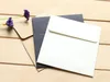 100 pièces/lot 10*10cm Kraft carré Mini enveloppes vierges pour carte de membre/petite carte de voeux/enveloppes en papier de stockage