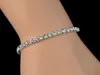 Hot Koop 1 Rijen Strass Stretch Bangle Bruiloft Armbanden Bruids Sieraden Goedkope Kralen Armband Voor Bruid Feestavond Prom Dress