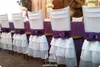 Spandex 2016 White Bow Vintage Chair Sashes Romantic Beautiful Chair Covers Cheap Custom Made Wedding Supplies