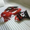 Kits de carenados de moldeo por inyección para Honda 1999 2000 CBR600 F4 rojo negro juego de carenado de carrocería CBR 600 F4 99 00