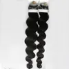 Бразильские девственницы волосы волна волос наращивание волос Micro кольца 1G 200G натуральные микро-звена наращивания волос человека