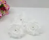 Crème Ivoor 100 P kunstmatige zijde Camellia Rose Peony Flower Head 7--8cm Home Party Decoration Flower Head