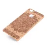 Cas de téléphone portable en bois wirth UI Coolest Classcial Pattern Hard PC Back pour Huawei p9 lite