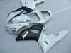 Free custom fairing kit for Yamaha YZF R1 2000 2001 black white fairings set YZFR1 00 01 GF57