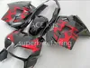 3 free gifts For HONDA VFR800 98 99 00 01 VFR 800 1998 1999 2000 2001 ABS Motorcycle fairing red flames black