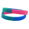 1PC Cancer Awareness Silicone Rubber Arm Band Adult Size Debossed Logo Slogan Say It Fight It Cure It