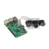 Freeshipping Raspberry Pi-kamera RPI Focal Justerbar nattversion Kamera + Akrylhållare + IR-ljus + FFC-kabel för hallon PI 2/3